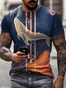 T-shirts Chic Col rond Imprimé Manches Courtes