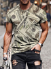 T-shirts Chic Col rond Imprimé Manches Courtes