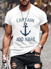 T-shirts Chic Jewel Neck Imprimé Manches Courtes