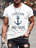 T-shirts Chic Jewel Neck Imprimé Manches Courtes