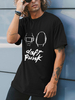T-shirts Chic Jewel Neck Imprimé Manches Courtes