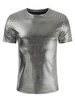 T-shirts Chic Jewel Neck Imprimé Manches Courtes
