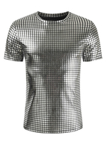 T-shirts Chic Jewel Neck Imprimé Manches Courtes