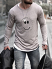 T-shirts Chic Joyau Col Manchons Longs Manches