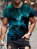 T-shirts Classique Col Bijou Imprimé Manches Courtes