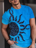 T-shirts Classique Col rond Imprimé Manches Courtes