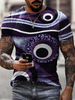T-shirts Classique Col rond Imprimé Manches Courtes