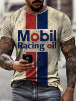 T-shirts Classique Col Rond Imprimé Manches Courtes