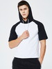 T-shirts Col Bijou Color Block Manches Courtes