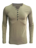 T-shirts Décontracté Col Bijou Manches Longues