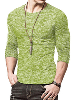 T-shirts Décontracté Col Bijou Oversize Manches Longues