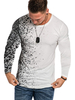 T-shirts Décontracté Col Rond Manches longues Décoré Points Chic