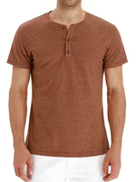 T-shirts Décontracté Jewel Neck Manches courtes