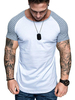 T-shirts Décontracté Jewel Neck Manches courtes