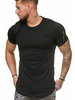 T-shirts Décontracté Jewel Neck Manches courtes