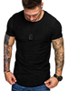 T-shirts Décontracté Jewel Neck Manches courtes