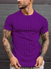 T-shirts Décontracté Jewel Neck Manches courtes