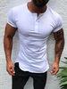 T-shirts Décontracté Jewel Neck Manches courtes