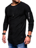 T-shirts Décontracté Jewel Neck Manches longues
