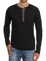 T-shirts Décontracté Jewel Neck Manches longues