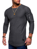 T-shirts Décontracté Jewel Neck Manches longues