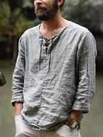 T-shirts Décontracté Jewel Neck Manches longues