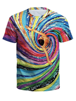 T-shirts imprimés en 3D à manches courtes pour hommes