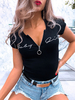 T-shirts manches courtes lettres d\
