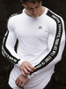 T-shirts Mots décontractés de bijou décontractés imprimer manches longues
