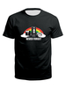T-shirts noirs à manches courtes pour hommes