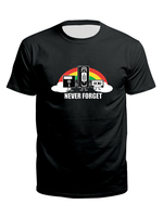 T-shirts noirs à manches courtes pour hommes