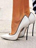 Talon haut escarpins femme bout pointu