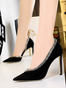 Talons hauts femme bout pointu talon aiguille strass Pompes Chic