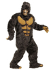 Tan Animal Costume Carnaval En Fausse Fourrure Orang-outan 4 Pièces Déguisements Halloween