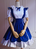 Tenue de lolita douse coton noeud dentelle Déguisements Halloween