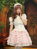 Tenue de lolita douse en coton avec manches courtes Déguisements Halloween