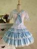 Tenue de lolita marin en coton manches courtes Déguisements Halloween