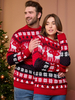 Tenue De Maison Pull Manches Longues Noël Polyester Décontracté