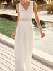 Tenue de mariage; combinaison de mariée; combinaison de soirée