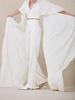 Tenue de mariage top et panthalon ivoire