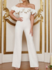 Tenue mariage femme combinaison mariée blanche hors de l\
