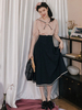 Tenues Lolita Classiques Jupe Chemisier Noire à Manches Courtes