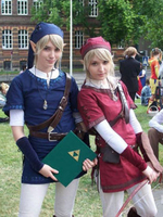 The Legend Of Zelda Link Cosplay Costume Version bleue Déguisements Halloween