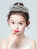 Tiara Flower Girl Headpieces Strass Royal Crown Accessoires Cheveux Pour Enfants
