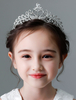 Tiare Argent Fleur Fille Couronne Cygne Petites Filles Accessoires De Cheveux Enfants Mariage Headpieces