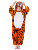 Tigre Kigurumi Carnaval Pyjamas Enfants Cadeaux Noël Combinaisons De Flanelle Déguisements Halloween