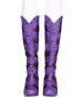 Titans Starfire Cosplay chaussures violet en fibre de polyester bottes DC Comics Cosplay bottes