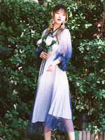 Étoiles Imprimer Lolita Op Robe Bleu Lolita One Pièce Robes