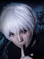 Tokyo Goule Kaneki Ken perruque Déguisements Halloween cosplay costume d