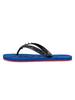 Tongs noires Comfy Slip On Round Toe Artwork Pattern Vachette Respirant Casual Plat Pantoufle
